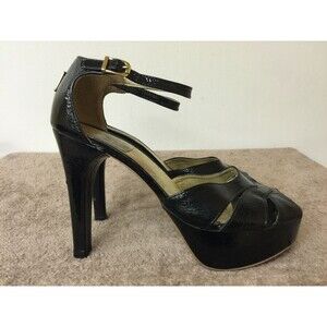 H by Halston Heritage black open toes heel women sandals  size 7
